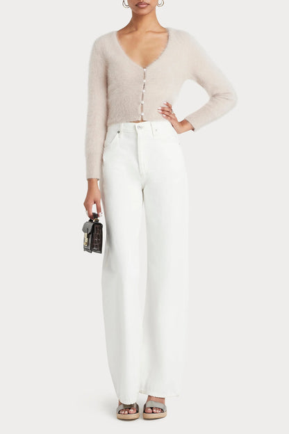 Antalya for Husk Cream Crop Cardigan - Size S